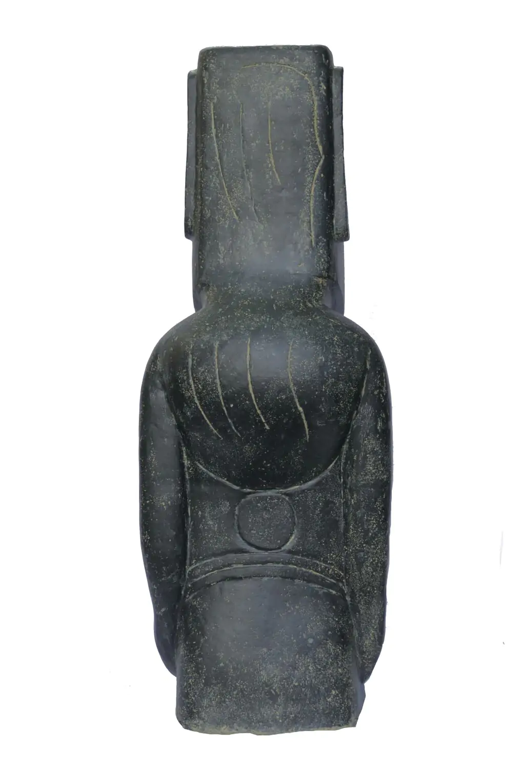  Product image 4 of the product “Moai full body, 127cm Height | Cast stone, handcrafted & coloured ”